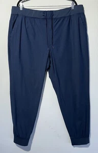 Alfani Women's Joggers Sweatpants Blue Drawstring Pockets Ankle size XXL - Picture 1 of 4