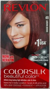 Revlon Colorsilk Beautiful Color Permanent Hair Color 49 Auburn Brown - Picture 1 of 6