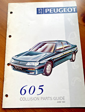 Peugeot 605 Collision Guide