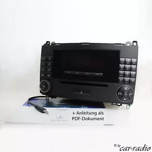 Genuine Mercedes W245 Radio Audio 20 CD MF2750 MP3 AUX-IN B-Class Car Stereo - Picture 1 of 11