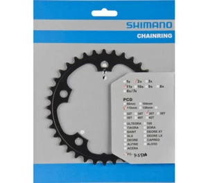 SHIMANO FAHRRADKETTENBLATT 36 ZÄHNE FC-RS500 SCHWARZ - Bild 1 von 1