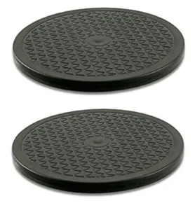 2 Pcs 10 Inch Heavy Duty Rotating Swivel Stand - Lazy Susan with Steel Ball B... - Picture 1 of 4