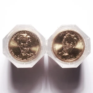 2010 P-D Lincoln Presidential Dollar $20 Rolls PCGS BU FDOI - Picture 1 of 2