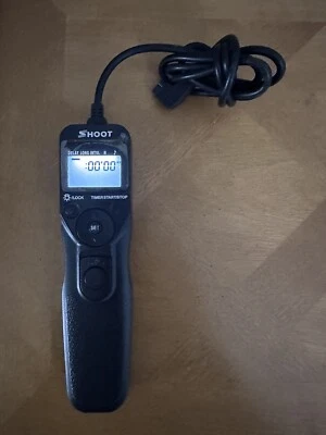 SHOOT RS-80N3 Camera Remote Timer Shutter Release For Canon EOS 10D 20D 30D - Image 1 of 4
