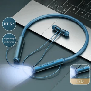 Bluetooth Neckband Headset Wireless Earphones For iPhone 15 14 13 12 Pro Max - Zdjęcie 1 z 25