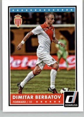 2015 Donruss #17 Dimitar Berbatov AS Monaco - Image 1 of 2