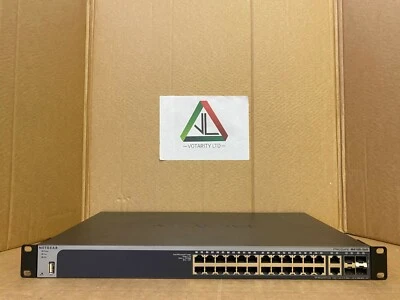 Netgear ProSafe M4100-26G Gigabit Switch + Brackets Netgear M4100-26G (Inc VAT) - Image 1 of 4