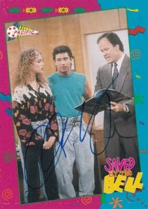 Mario Lopez Signed 1992 Pacific Saved By The Bell Rookie Card #82 RC Autograph - Picture 1 of 24