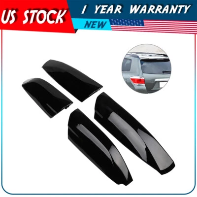 Roof Rack Set For Toyota Highlander 2010-2013 Cover Rail End Shell Replacement - Imagem 1 de 4