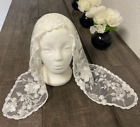 New Church Head Cover Lace Mantilla Bridal Veil Scarf Medium