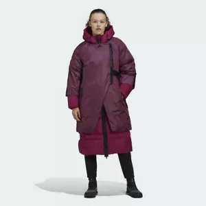 NWT ADIDAS Prime COLD.RDY Down Parka Power Berry Womens L $800 - Picture 1 of 17