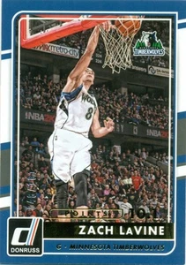 2015-16 DONRUSS POINTS GOLD PARALLEL #179 ZACH LaVINE 048/101 - Picture 1 of 1