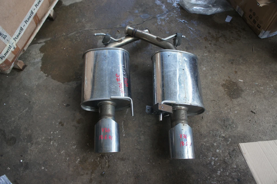 Двойной выхлопной глушитель JDM Kakimoto для Nissan skyline 250 гт V36 03s11547 250 гт - Изображение 1 из 4