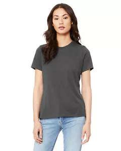 2 Pack Of Bella + Canvas B6400 Ladies Relaxed Jersey Short Sleeve T-Shirt - Picture 1 of 42