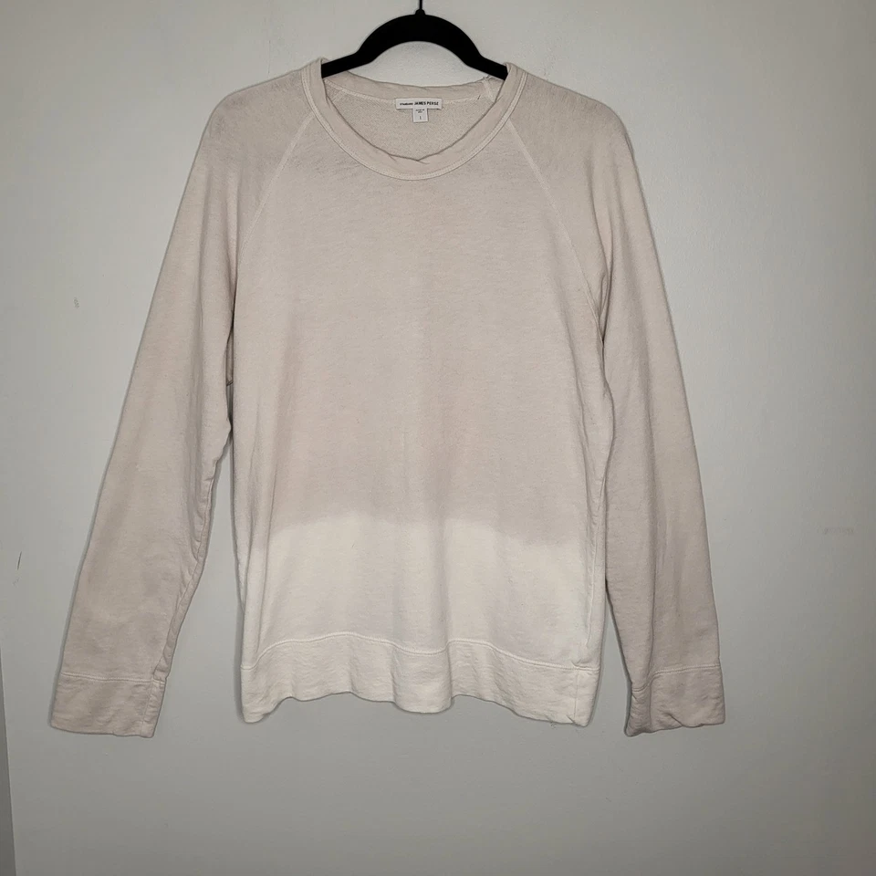 Sudadera James Perse Para Hombre 4 XL Óxido Raglán Manga Larga Terry Francés Foto 1 de 4