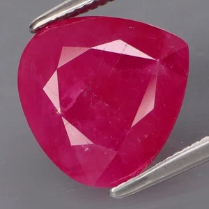 4.46Ct.Museum Gem! Natural BIG Top Red Pink Normal Heated Ruby Mozambique - Picture 1 of 4
