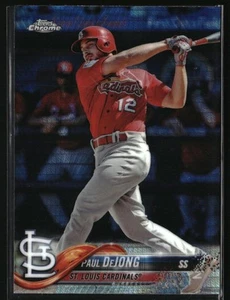 2018 Topps Chrome #79 Paul DeJong Prism Refractor - Bild 1 von 2