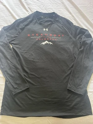 Mens HURLEY Graphic Long Sleeve T-Shirt Steamboat Springs Colorado - Image 1 of 4