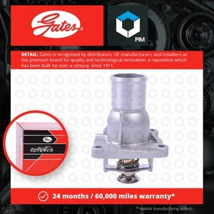 Coolant Thermostat fits OPEL CORSA D, E 1.6 2006 on Gates 24435102 6338050 New - Picture 1 of 2