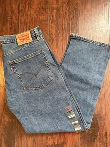 Levis Workwear Fit Jeans Mens 31x30 Blue Medium Wash Denim Straight Leg New - Picture 1 of 9