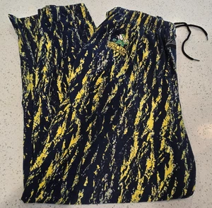 Felpa uomo Notre Dame Fighting Irish Zubaz a righe tigre grande blu/giallo - Foto 1 di 4