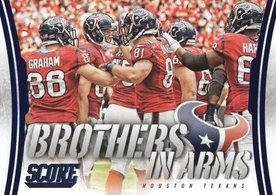 2014 Score Brothers In Arms Blue #BA13 Houston Texans/Garrett Graham - FB - Image 1 of 2
