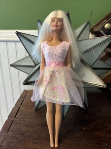 2002 Mattel Barbie Easter Magic Doll Original Dress EUC NO SHOES LOOSE - Picture 1 of 9