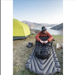 New Klymit Static V Luxe XL Inflatable Hiking Mattress Luxurious Sleeping Pad - Foto 1 di 6