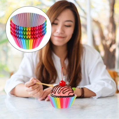  200 Pcs Papier Backformen Muffinförmchen Zum Backen Keksinstitut - Bild 1 von 4