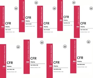 CFR Title 46 Complete Set: Parts 1-End – Shipping (Code of Federal Regulations), - Picture 1 of 1