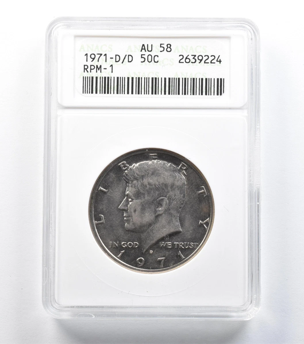 AU 58 Graded Kennedy US Half Dollars (1964-Now) for sale | eBay