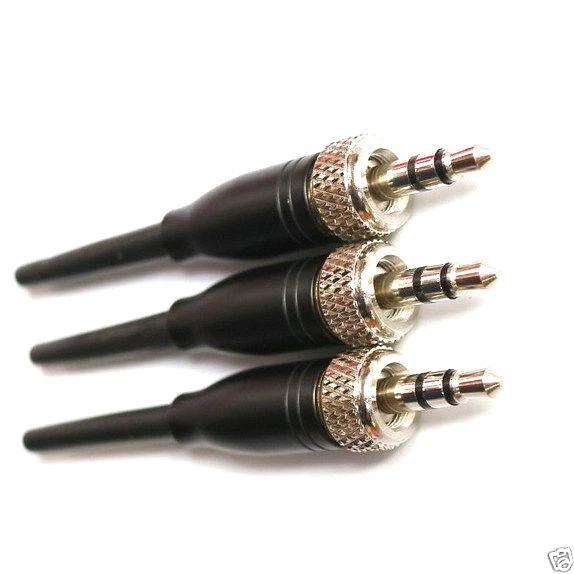 3pcs 3.5mm 1/8" adapter Connector for Sennheiser Sony Headset Lapel Microphone - Image 1 of 1