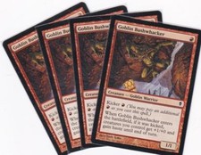 MTG: Zendikar: Goblin Bushwhacker X 4