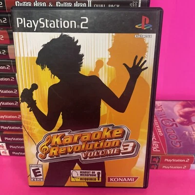 Karaoke Revolution Volume 3 (Sony PlayStation 2 PS2, 2004) Complete with Manual - Image 1 of 4