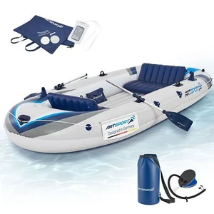 Schlauchboot Sportboot Angelboot Paddelboot Ruderboot Boot aufblasbar ArtSport® - Bild 1 von 7