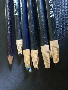 6 Blaisdell & Dixon Peel-Off China Marker Chinagraph Pencils - Picture 1 of 4