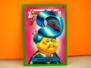 Tarjeta adhesiva Garbage Pail Kids Series 2 2014 borde verde ""HEAD BRICE"" #98a - Imagen 1 de 2