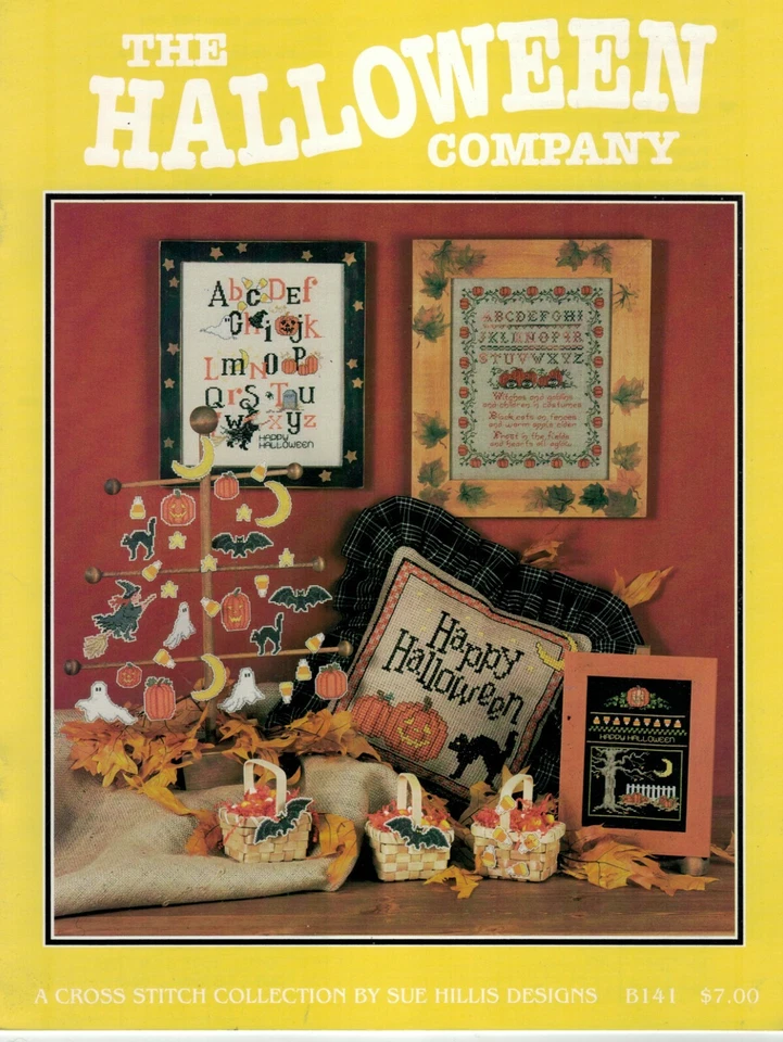 Cross Stitch Pattern Booklet: The Halloween Company by Sue Hillis - Image 1 of 2