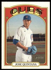 2021 Heritage Base #196 Jose Quintana - Chicago Cubs