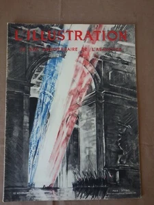 REVUE L' ILLUSTRATION Nr 4993  Novembre 1938 XXe Anniversaire de l'Armistice - Picture 1 of 3