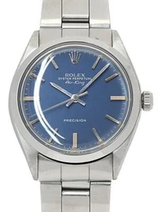 ROLEX Oyster Perpetual Air-King Edelstahl blaues Zifferblatt 34MM Herrenuhr... - Bild 1 von 9