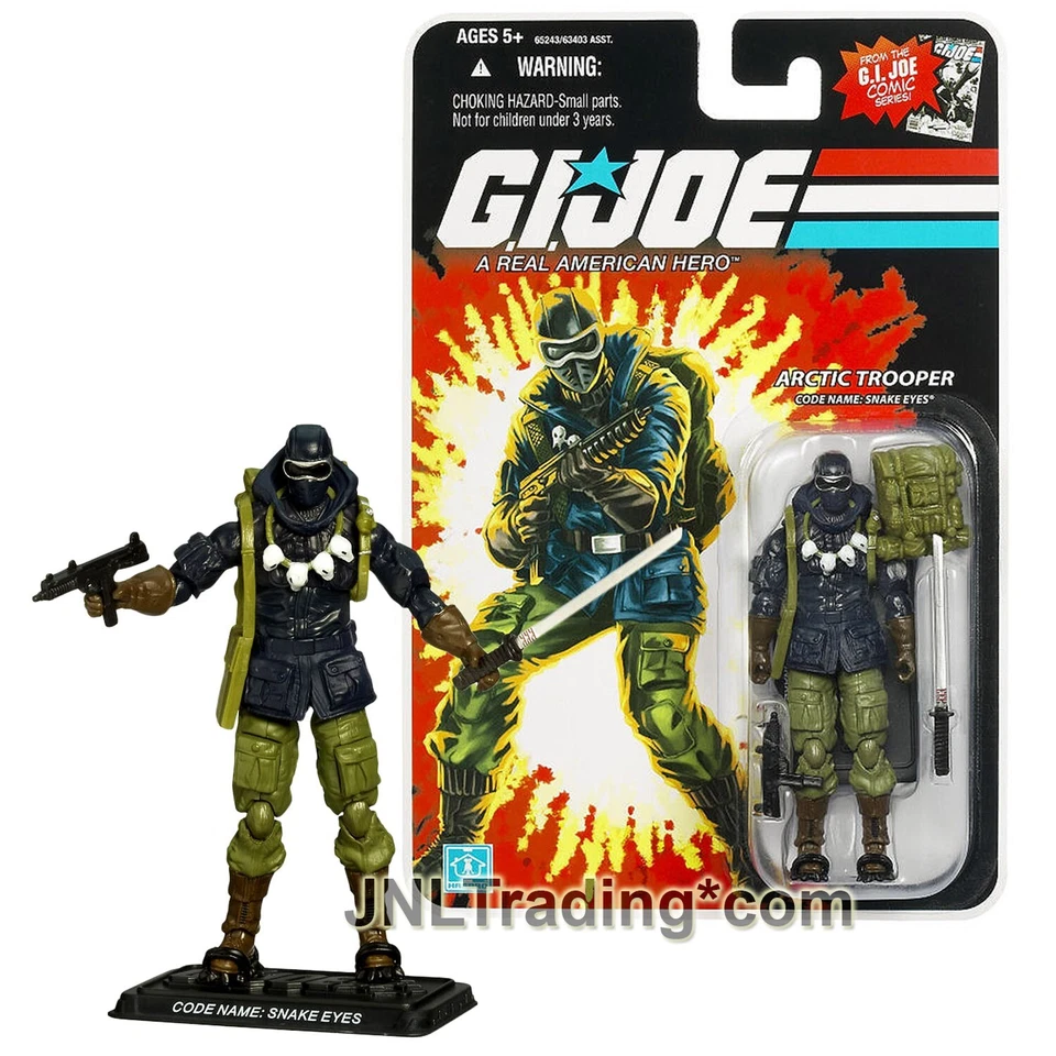 GIJOE 2008 HASBRO SNAKE EYES AFA GRADED 85