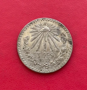 Mexique. Belle monnaie argent de 1 Peso 1932 M. Etat TB/TB+ - Imagen 1 de 3