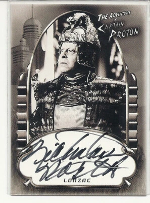 The Complete Star Trek Voyager NICHOLAS WORTH as LONZAC PA6 Autograph card  - Image 1 of 2