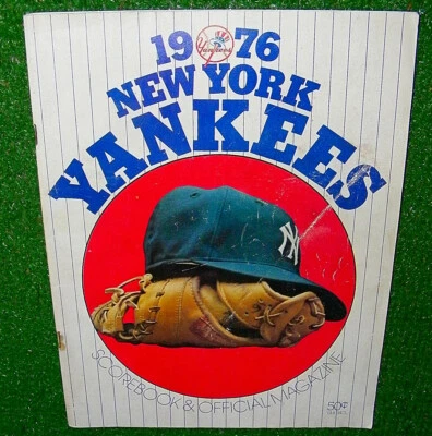 New York Yankees Yearbook 1976 Fair Condition - Image 1 of 2