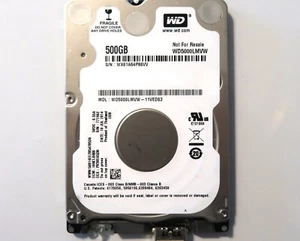 Western Digital WD5000LMVW-11VEDS3 HHKTJHBB (WX61) Thailand 500gb USB JUL.2014 - Picture 1 of 2