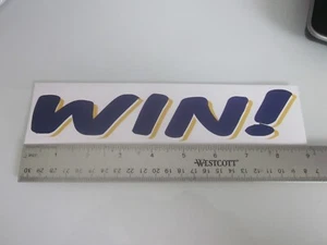 LSU TIGERS WIN BAR DECAL / STICKER 2 1/4" x 9 1/4" - Picture 1 of 1