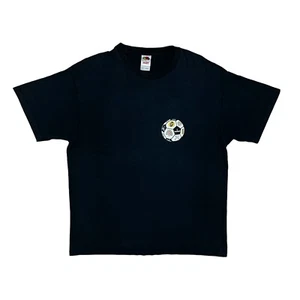 VINTAGE football T Shirt Beer John Smiths Strongbow World Cup Black XL men’s - Picture 1 of 3