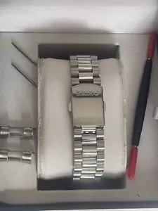 Seiko jubilee 20mm cinturino bracciale acciaio inox con anse curve AFFARE - Foto 1 di 8