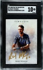 2022 Brixton Golden Era Timeless  #22/50 Ricky Wysocki World Champ! SGC 10!!